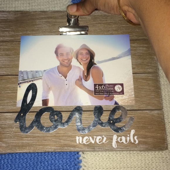 “love never fails” Picture Frame 🖼 - Picture 3 of 3